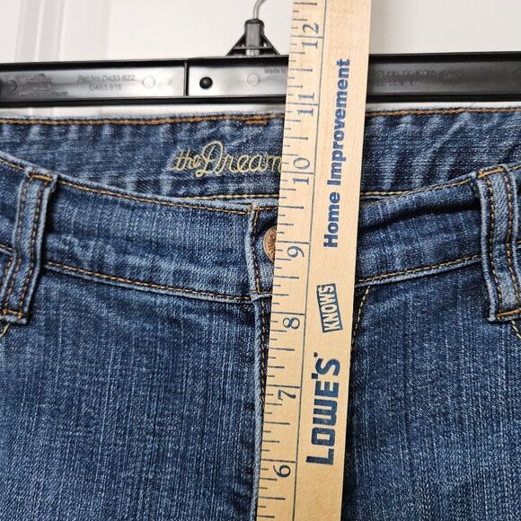 Old Navy Jeans Women's 10 (32x29) Blue The Dreamer Bootcut Mid Rise See Pics - Picture 6 of 10